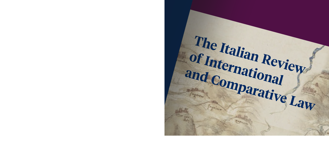 The Italian Review of International and Comparative Law